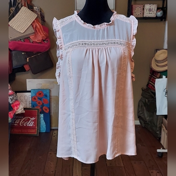 a.n.a Tops - a.n.a Sleevless Blouse Size XL
